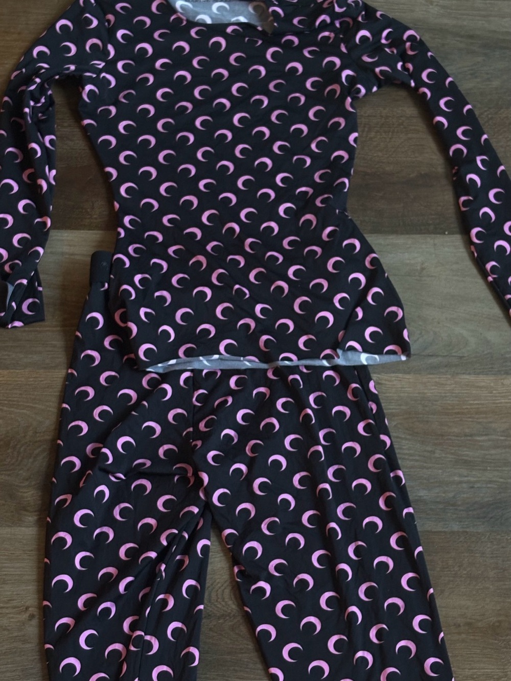 Marine serre Pink Crescent Moon Print